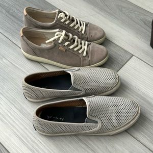 Lot of 2- Sperry Topsider and Ecco Women’s shoes size 8